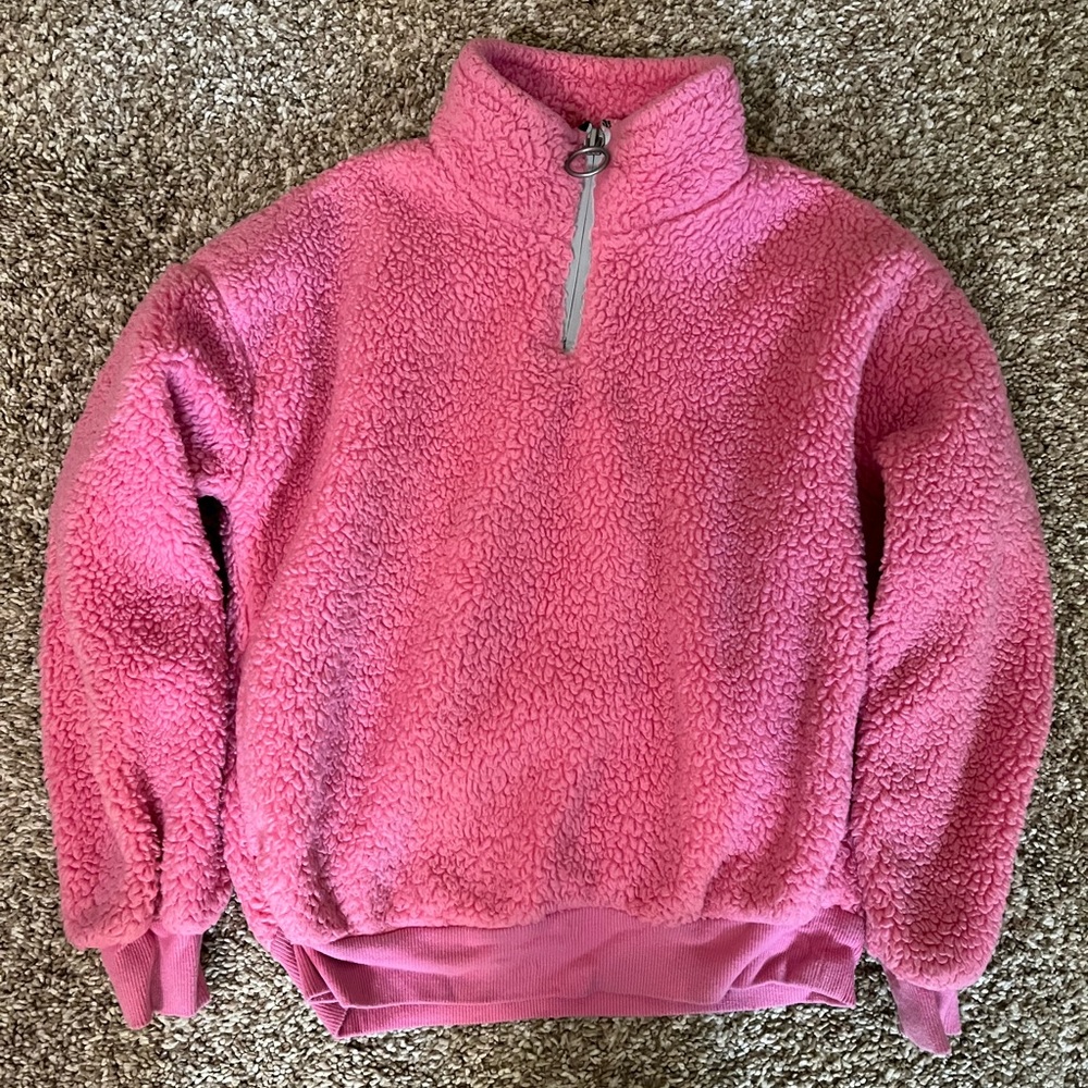 Girls Super Soft Fuzzy Sweatshirt